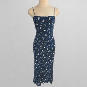 Realisation Par Blue Floral Dress